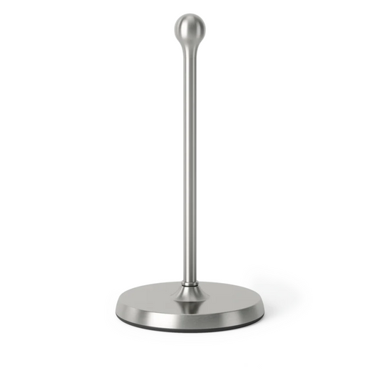 Teardrop Paper Towel Holder Rem (Knock Down) - Nickel