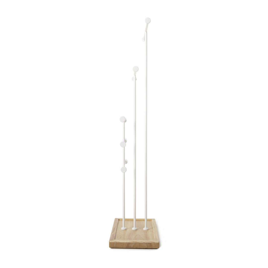Trigem 5 Jewerly Stand (Knock Down) - White/Natural