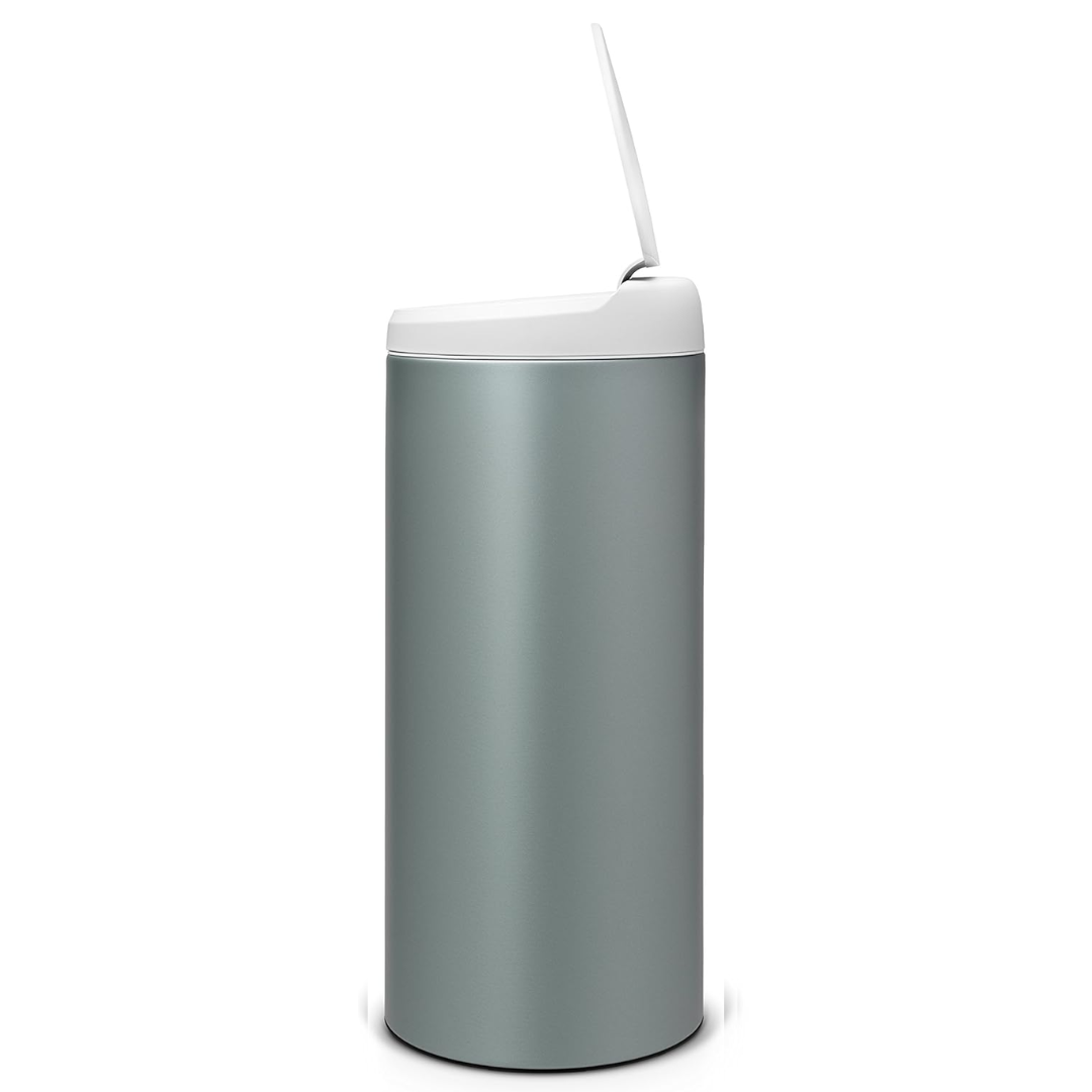 Flipbin 30 Litre - Metallic Mint/Light Grey Lid