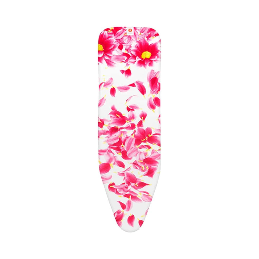 Ironing Board Cover (B) 124X38cm, 4mm Foam & 4mm Felt - Pink Santini