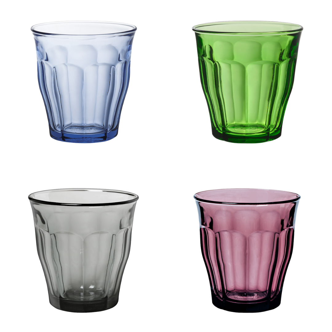 Le Picardie® Glass Tumbler (Set of 4), 25cL/8.375oz - Multicolor