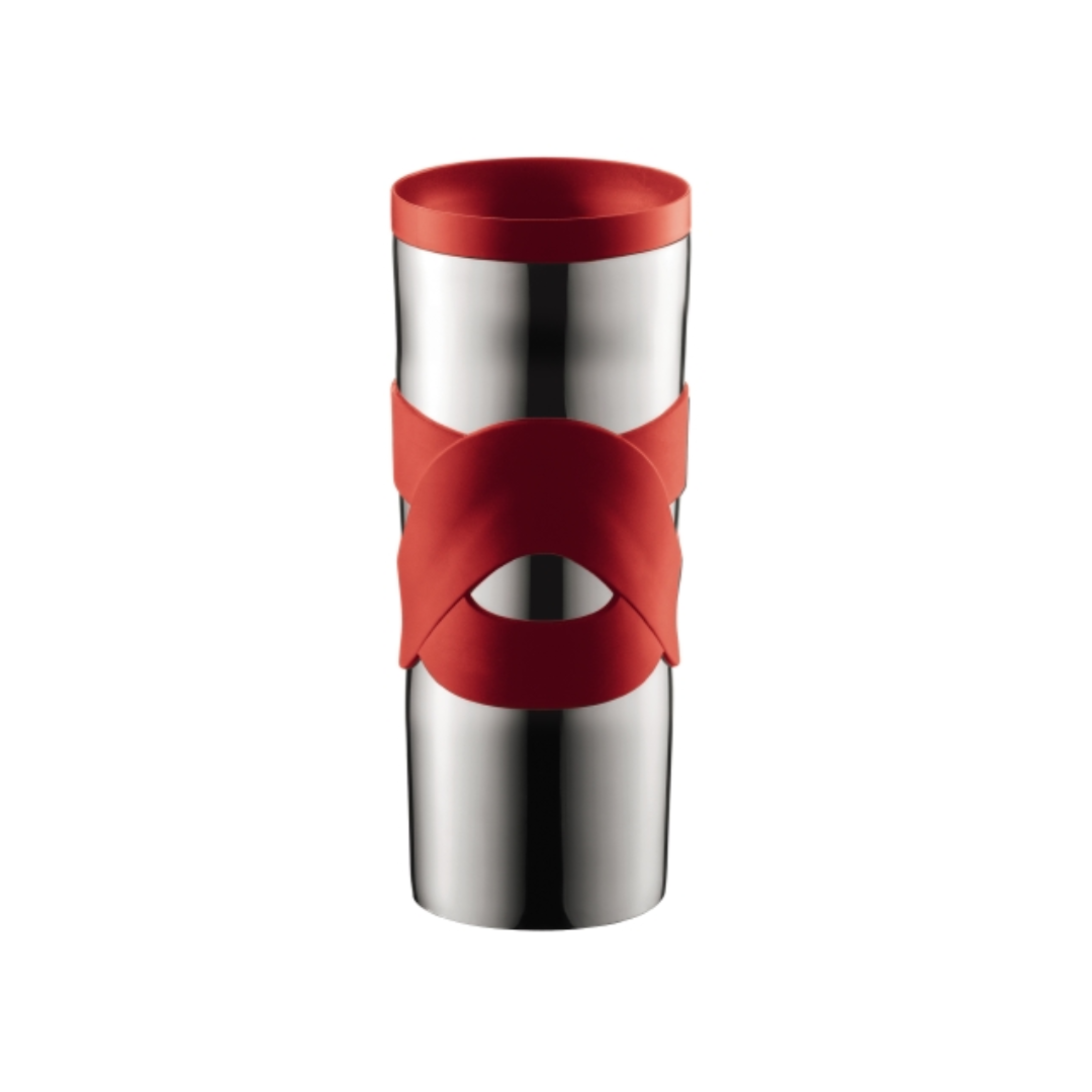 Travel Mug Vacuum Stainless Steel 0.45L - Red