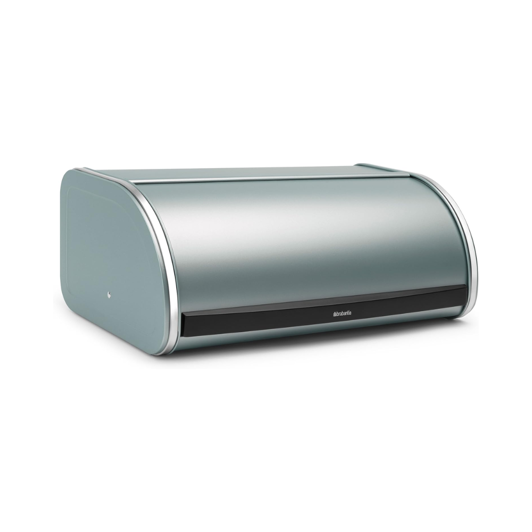 Roll Top Bread Bin - Metallic Mint
