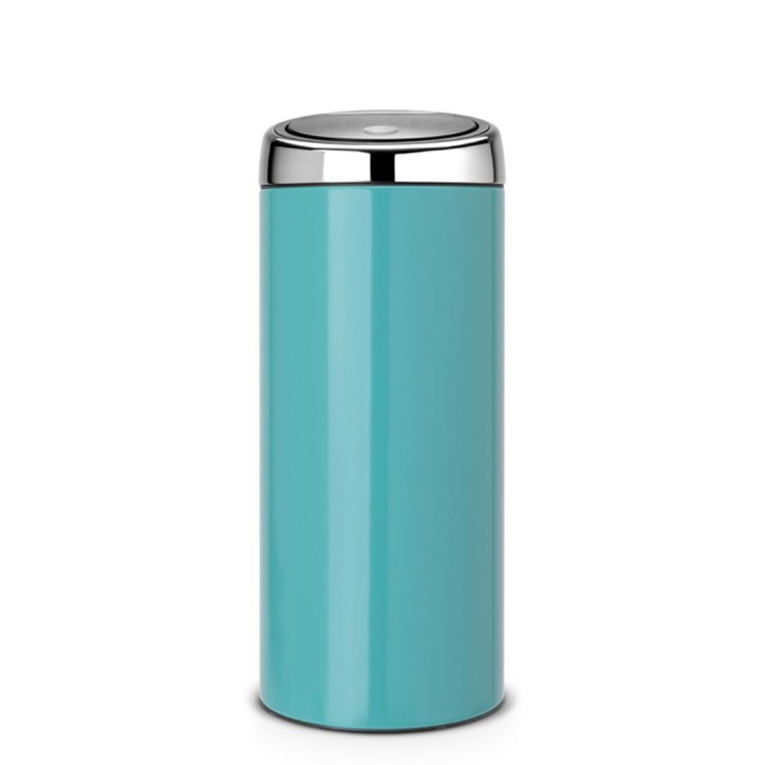 Touch Bin 30 Litre - Caribbean Blue
