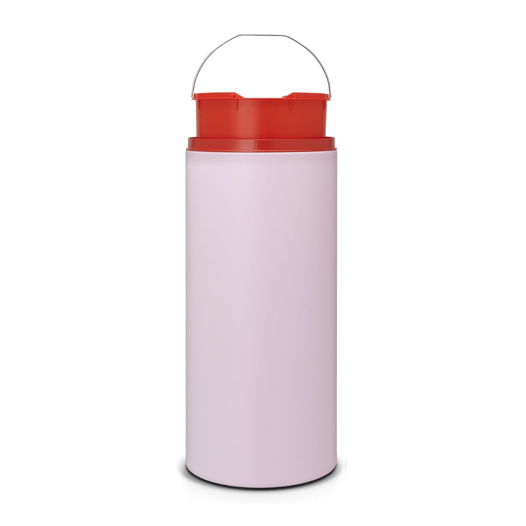 Flipbin 30 Litre - Mineral Pink/Light Grey Lid