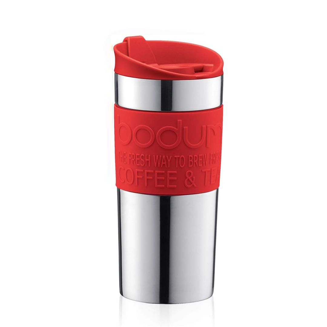 Travel Mug Vacuum Stainless Stee (Small), 0.35L/12oz - Ribbon Red
