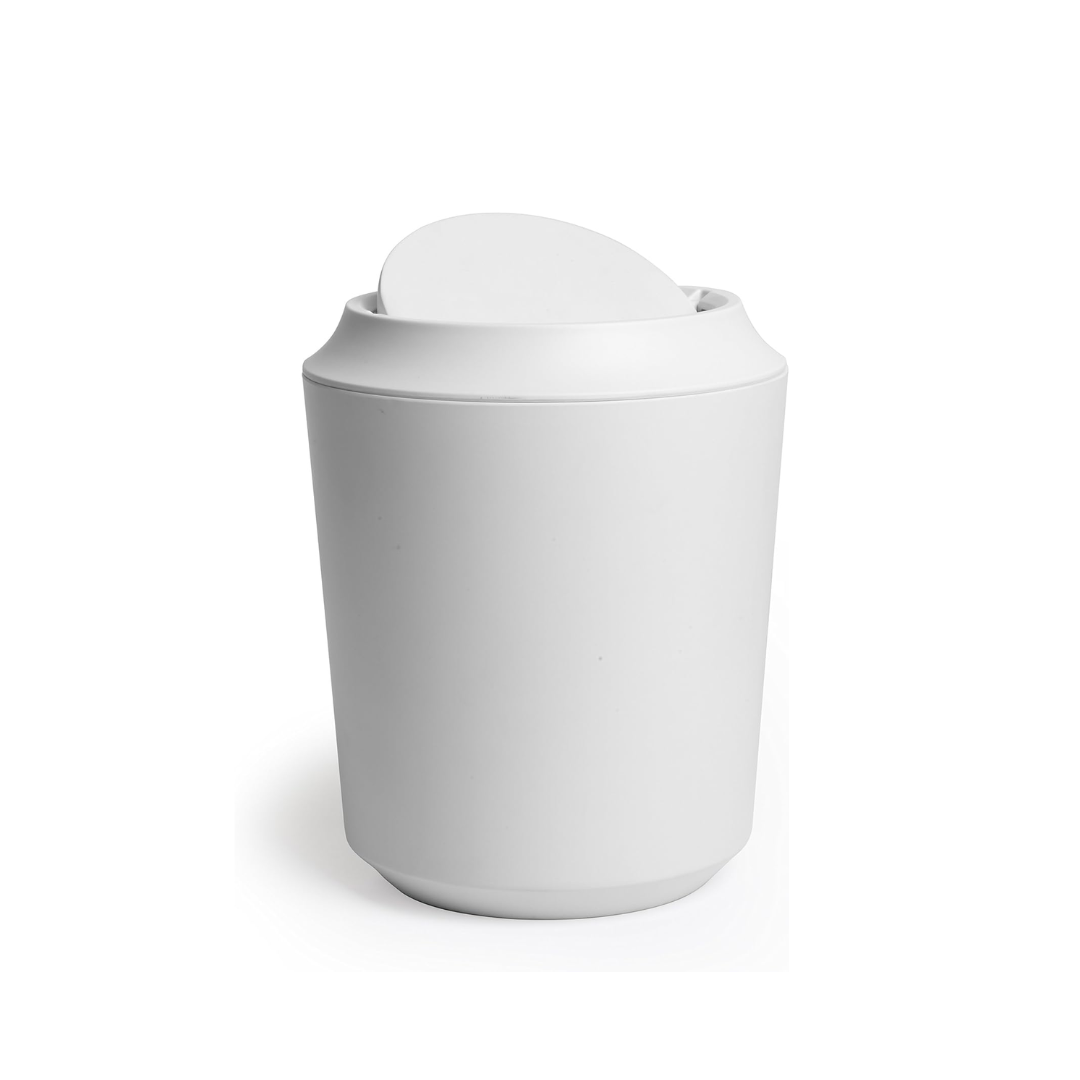 Corsa/Scillae Can with Lid - White