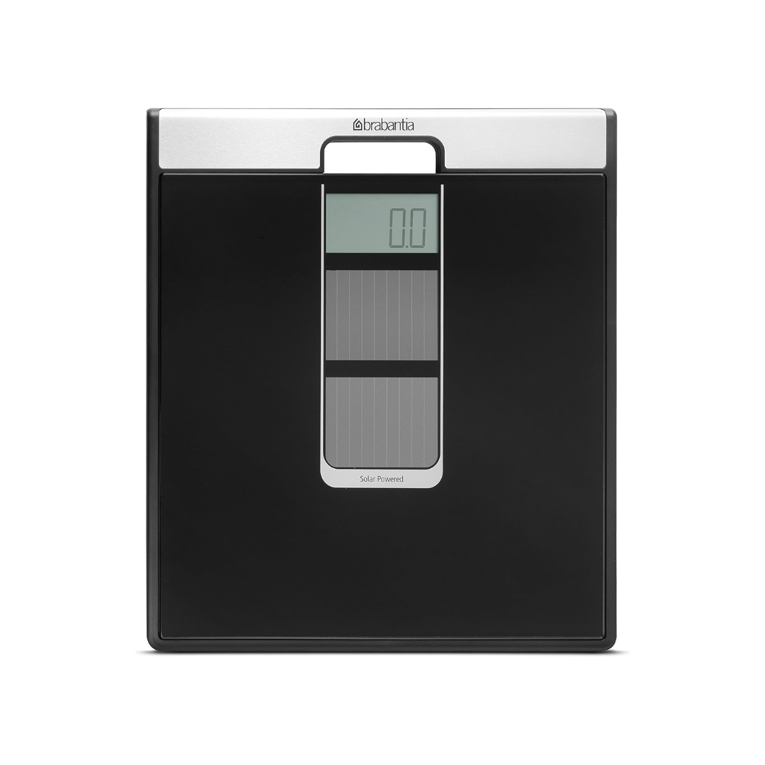 Solar Powered Bathroom Scales - Black