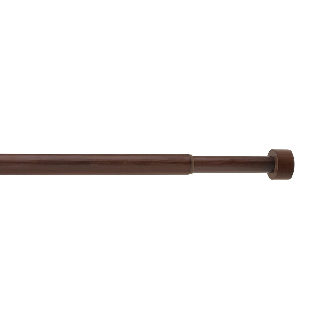 Cane Bamboo Shower Rod - Espresso