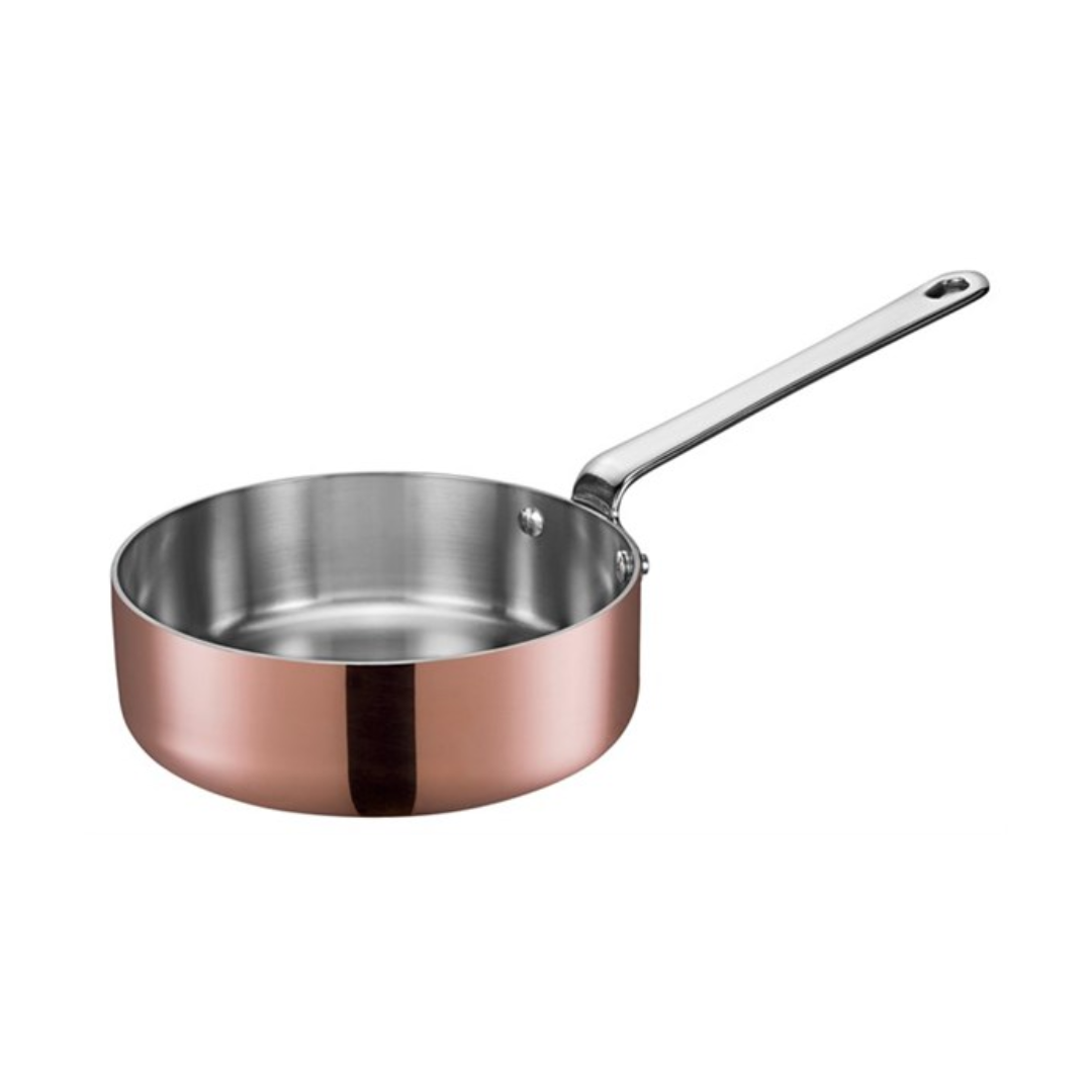 Maitre D' Copper - Mini Saute Pan 16cm/0.75L (Stainless Steel | Copper)
