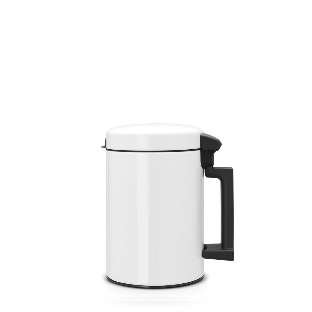 NewIcon Wall Mounted Bin Silent 3 Litre - White