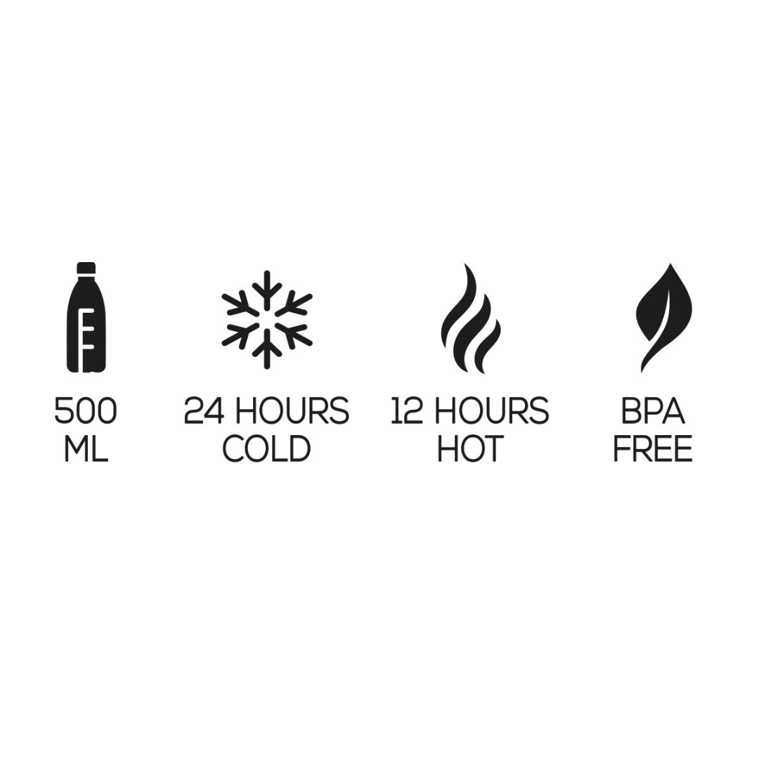 Fluid Vacuum Bottle, 500mL - Classic Blue