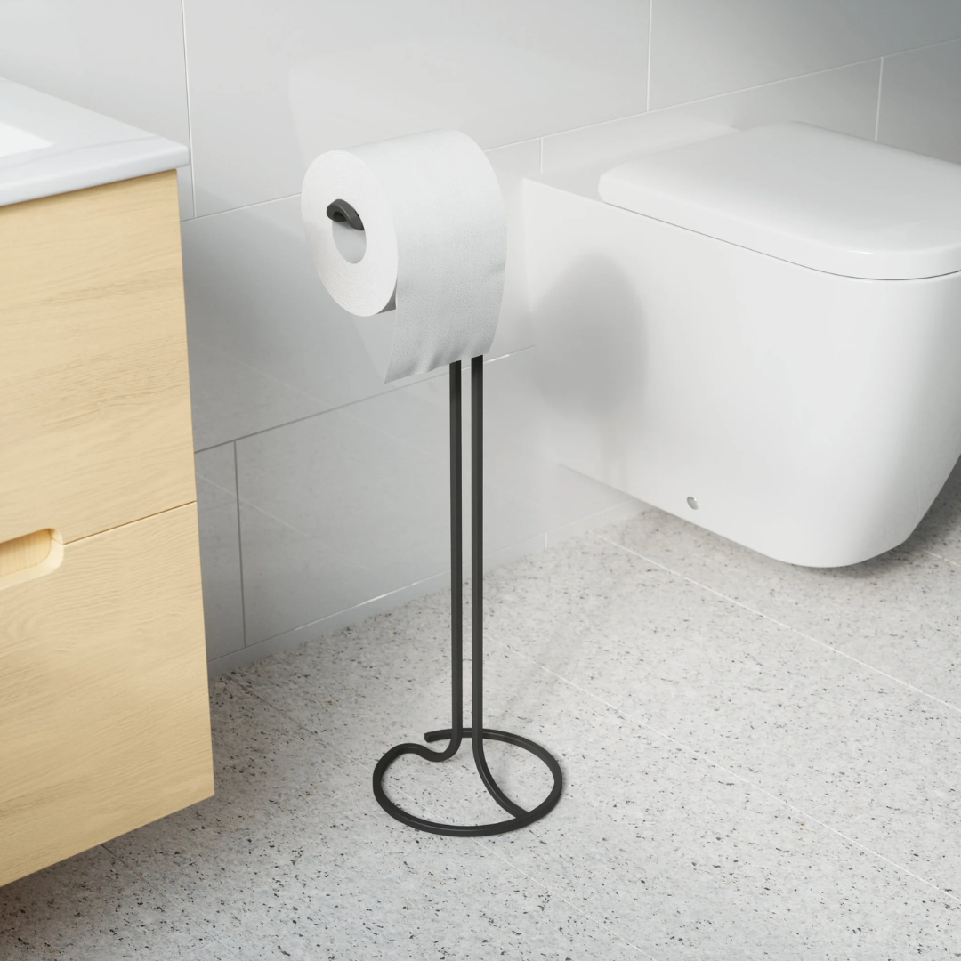 Squire Toilet Paper Stand - Black