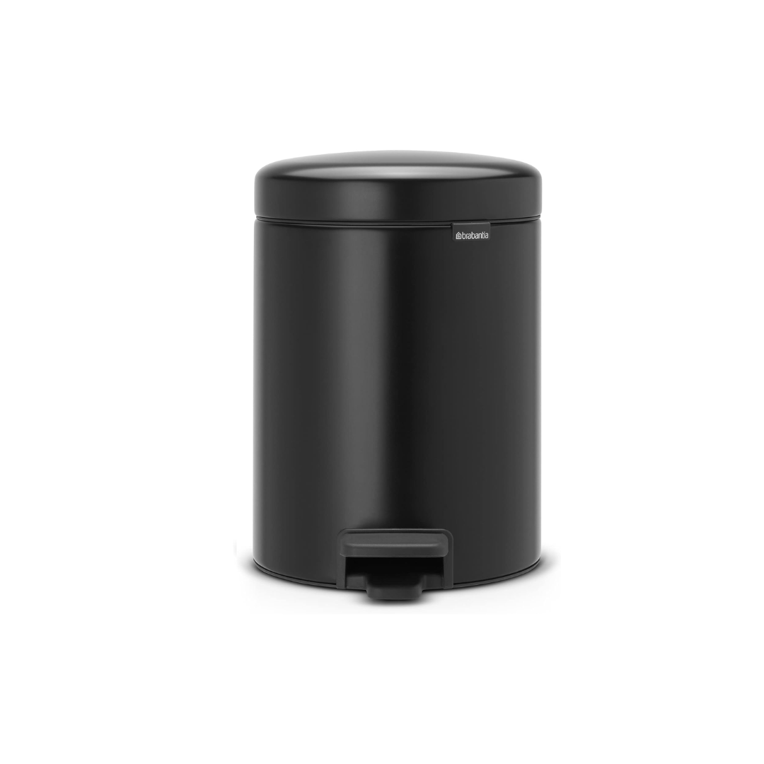 NewIcon - Pedal Bin Recycle 2x2 Litre - Matt Black