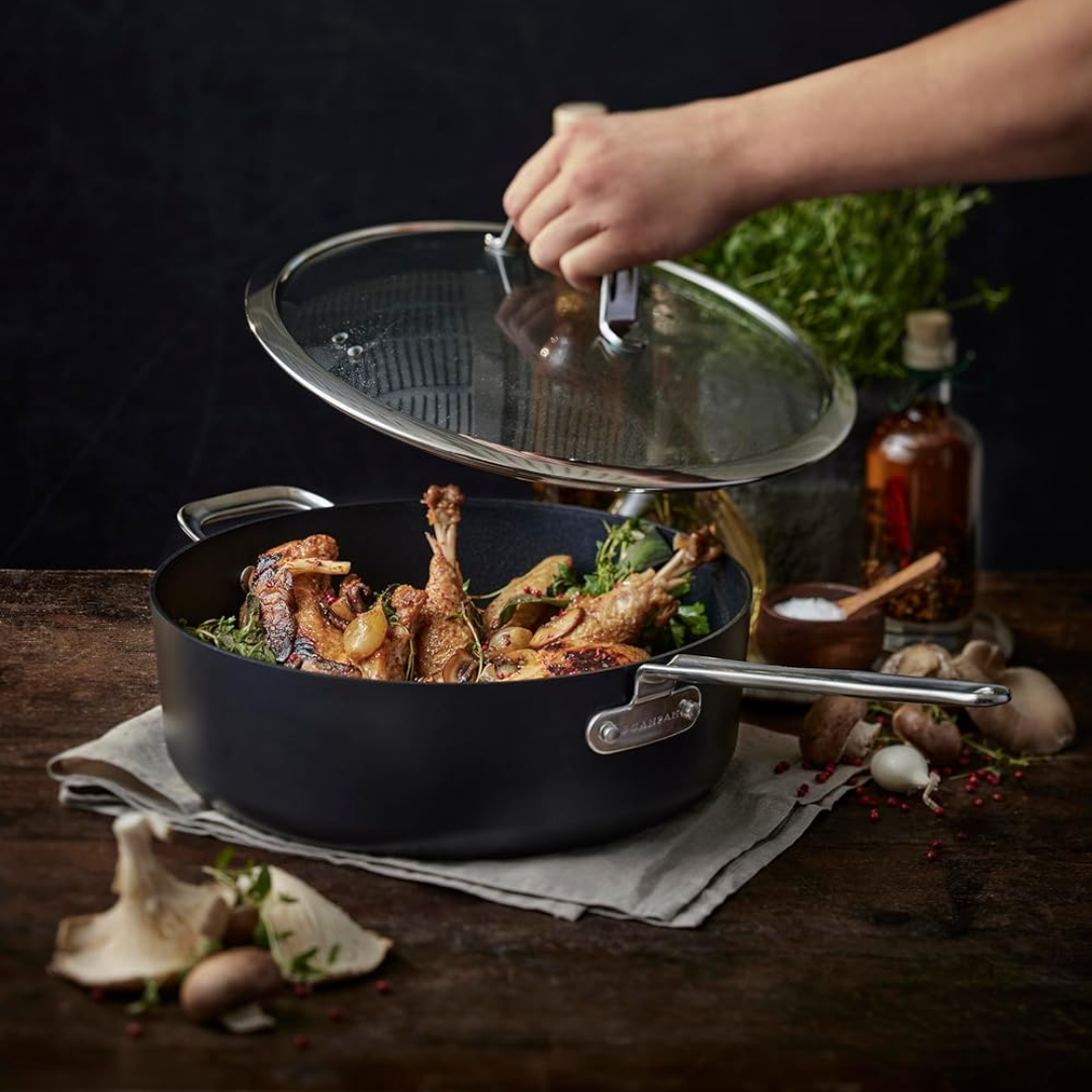 TechnIQ Induction - The Giant Braiser/Saute Pan 30cm/5.5L (Stratanium)