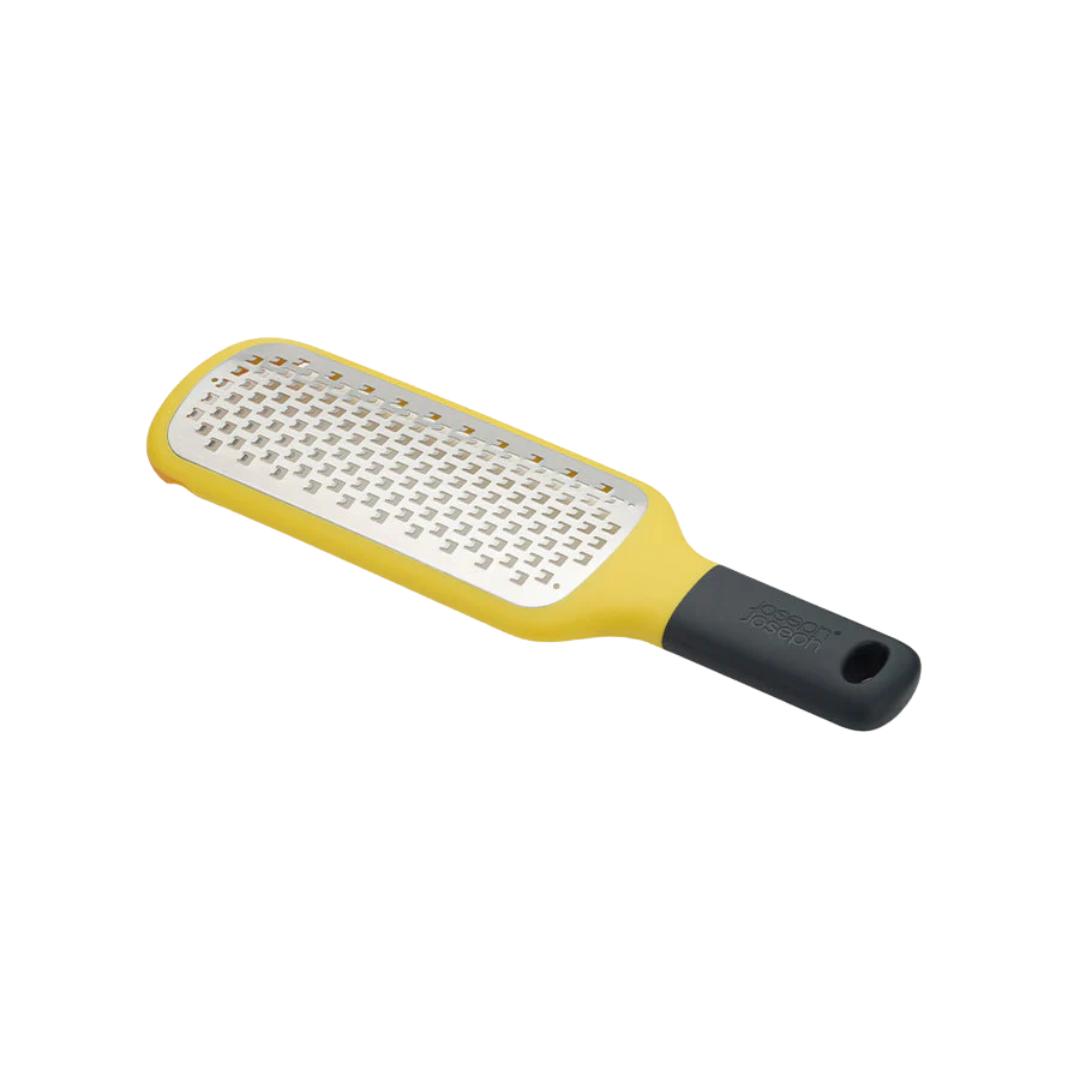 GripGrater Paddle Grater with Bowl Grip (Coarse) - Yellow