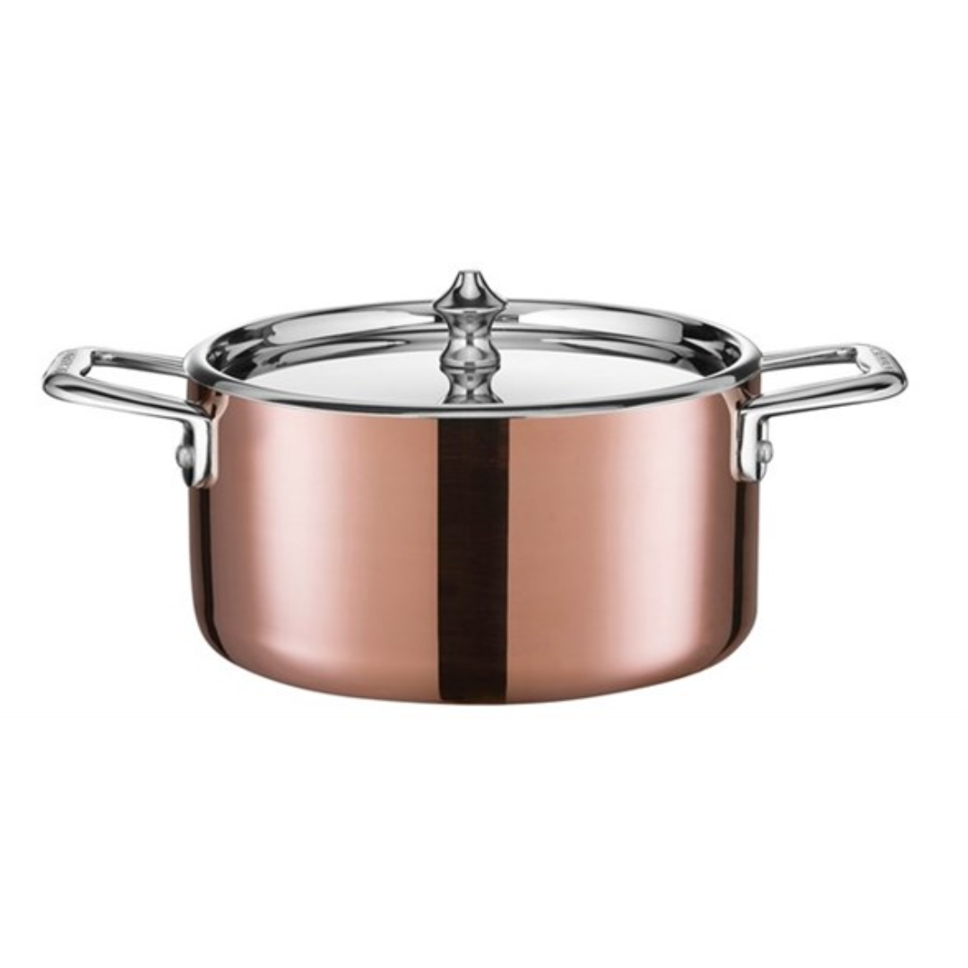 Maitre D' Copper - Mini Dutch Oven 16cm/1.5L (Stainless Steel | Copper)