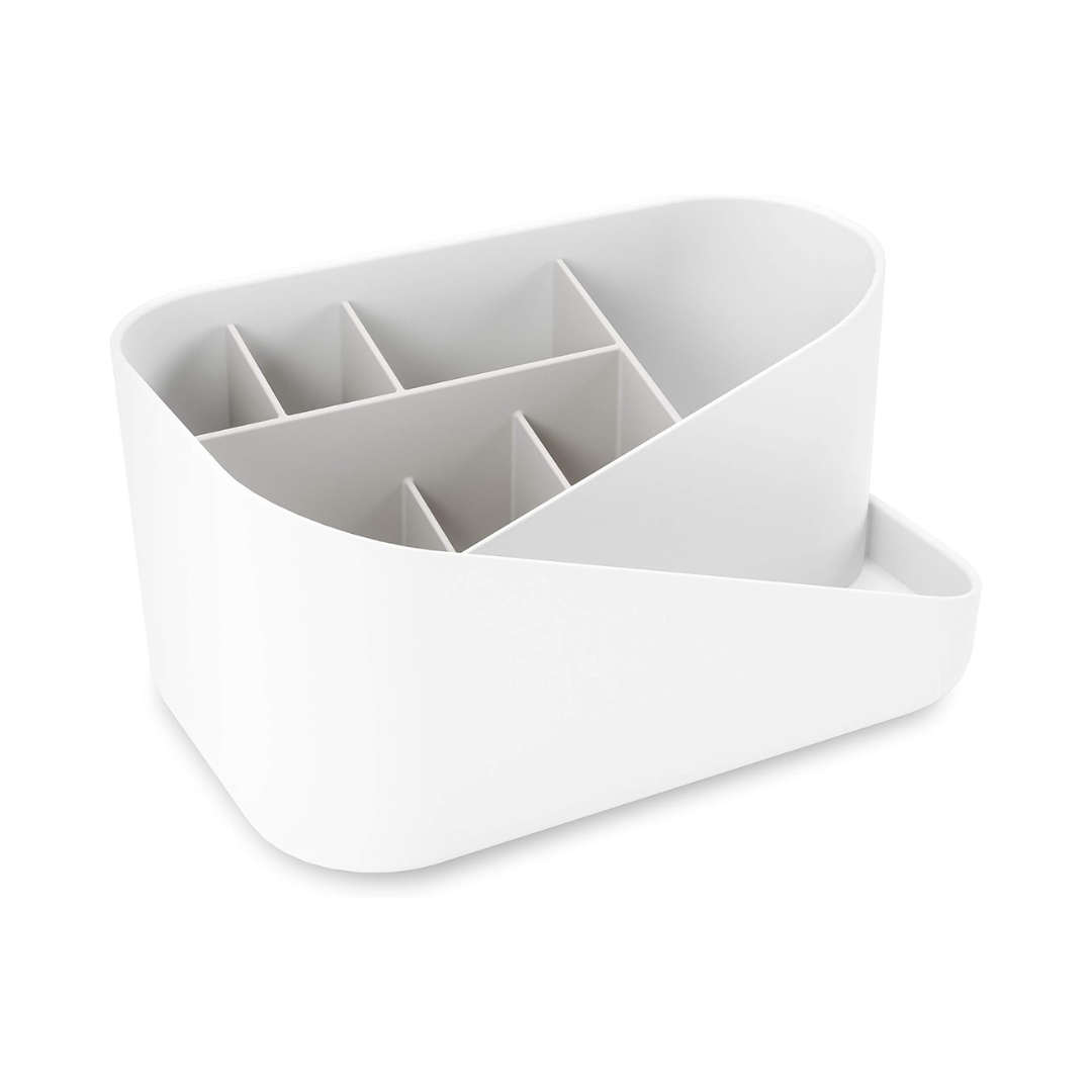 Glam Cosmetic Organizer - White/Grey