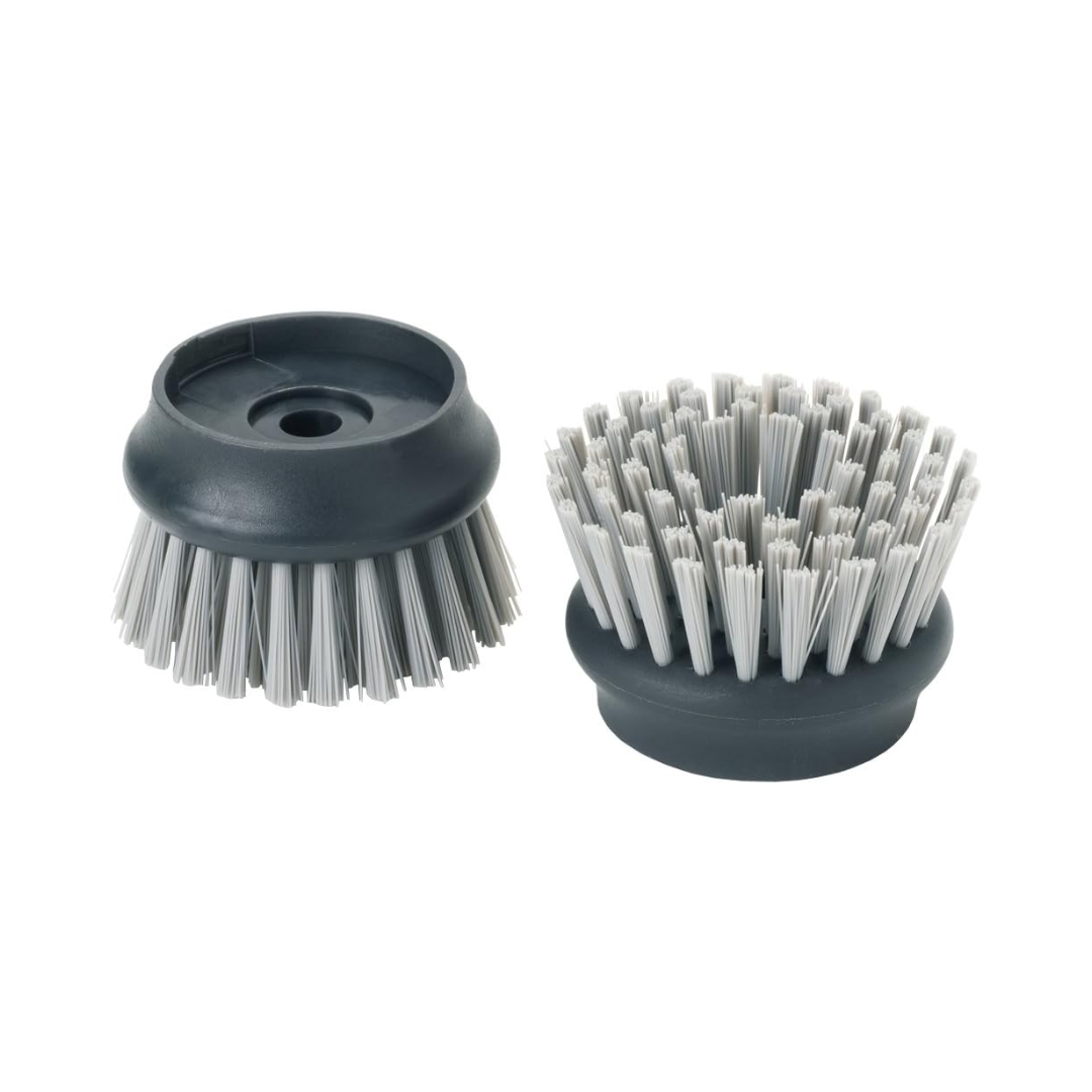 Palm Scrub Replacement Brush Head (Set of 2) - Grey