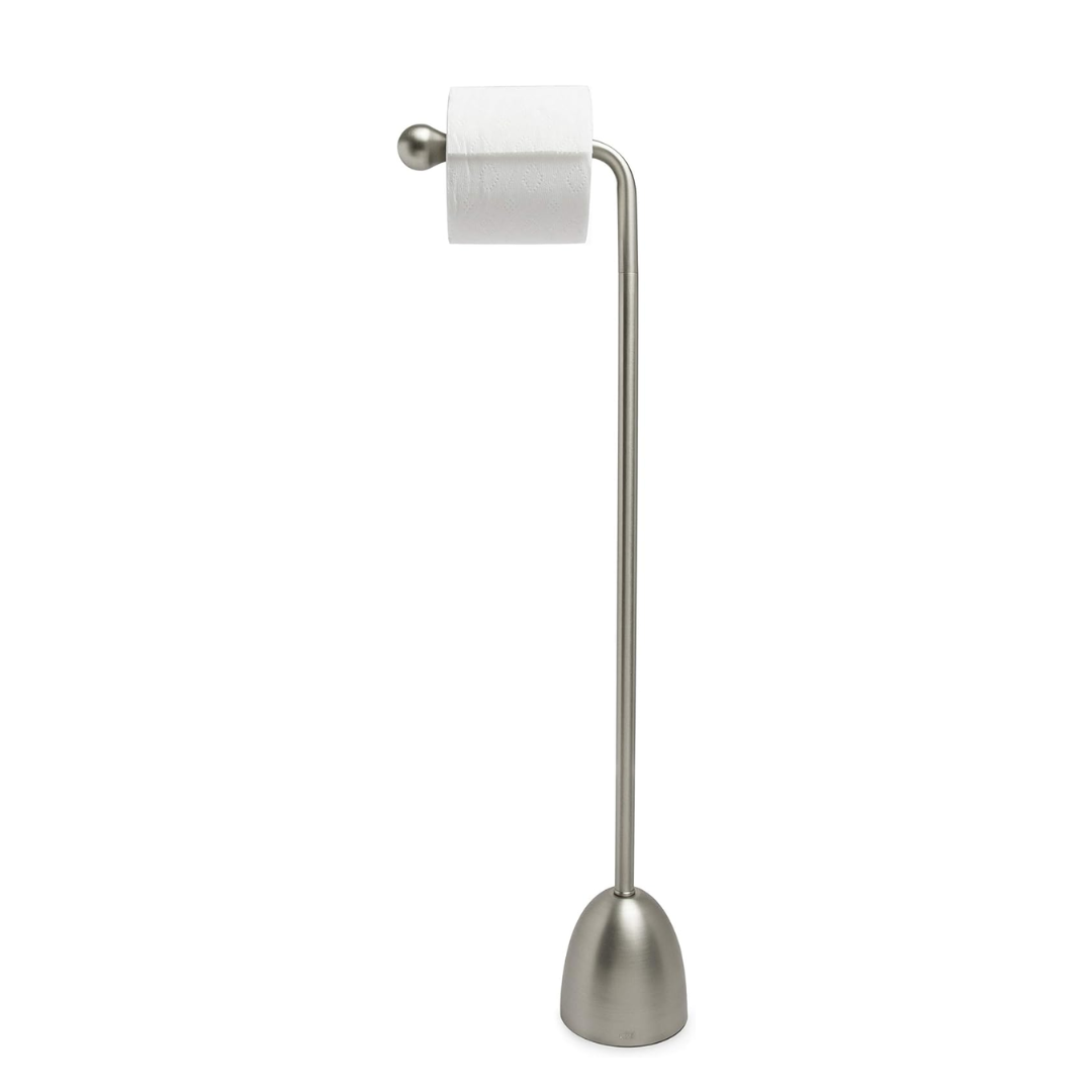 Teardrop Toilet Paper Stand - Nickel