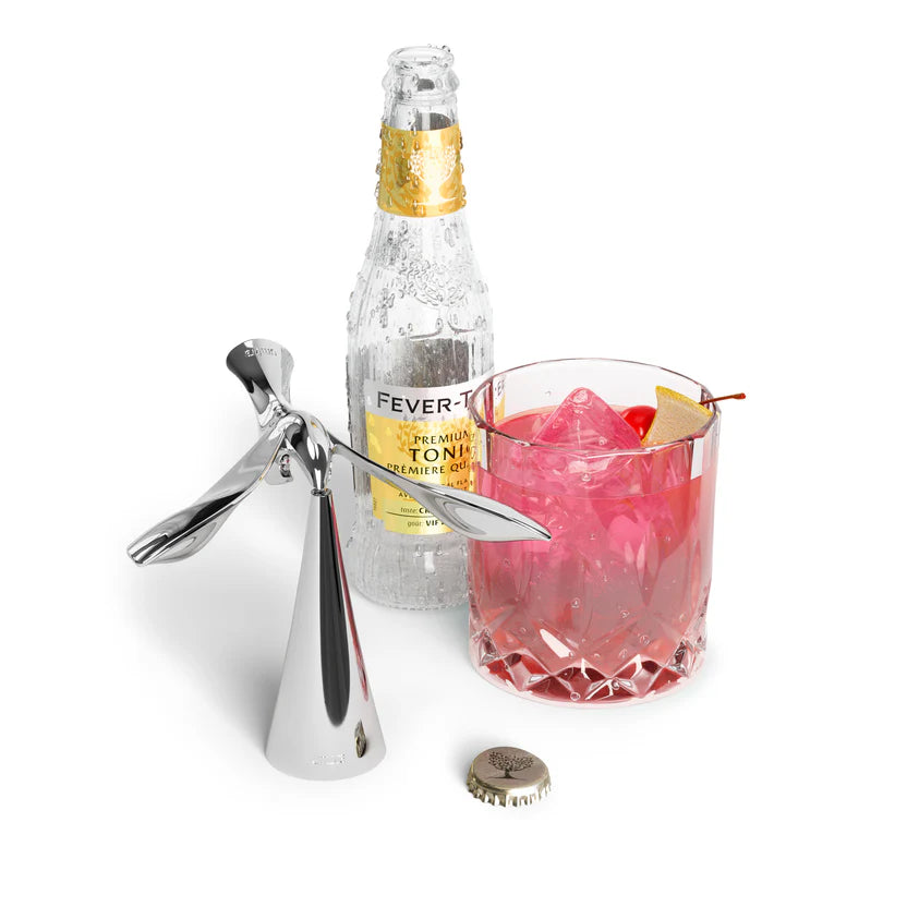 Tipsy Bottle Opener - Chrome