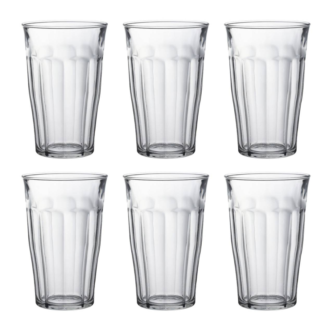 Le Picardie® Glass Tumbler (Set of 6), 36cL/12.125oz - Clear