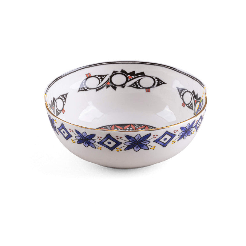 Hybrid Bowl in Porcelain - Tiwanaku
