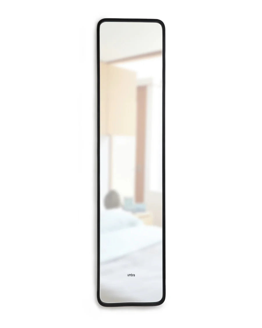 Hub Leaning Mirror 157x37cm - Black