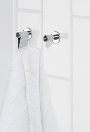 Towel Hook (Set Of 2) - Brilliant Steel