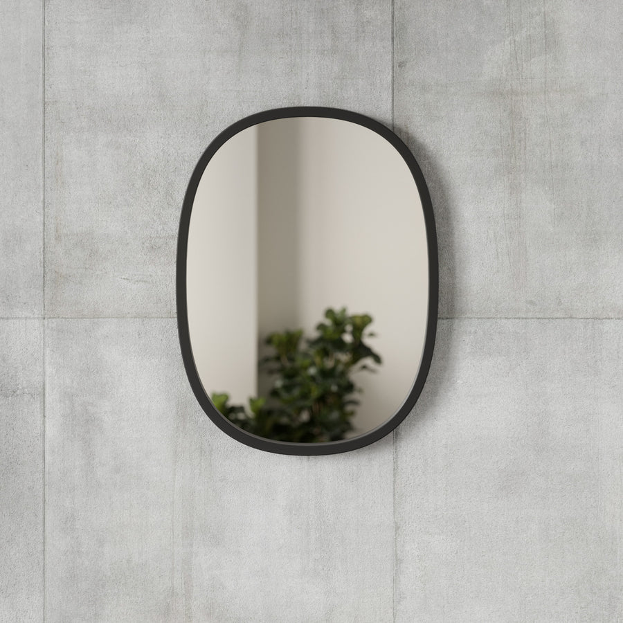 Hub Mirror Oval 61cmx91cm - Black
