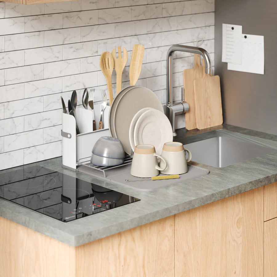 Sling Dish Rack - White/Grey