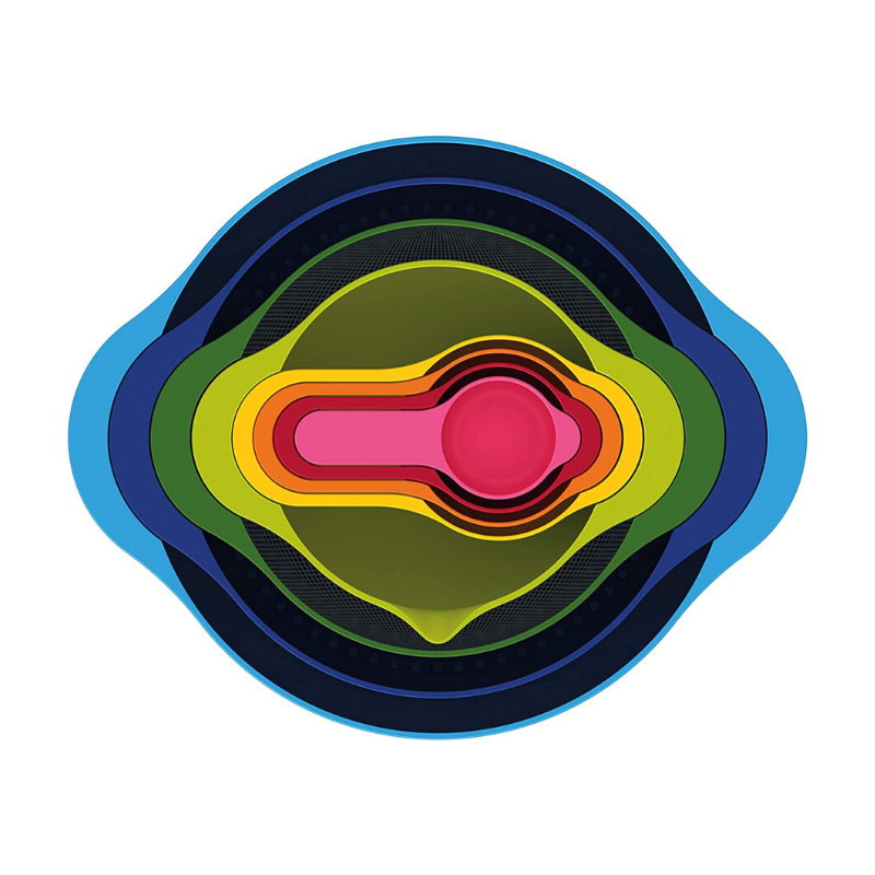 DUO 8-Piece Food Preparation Set - Multicolour