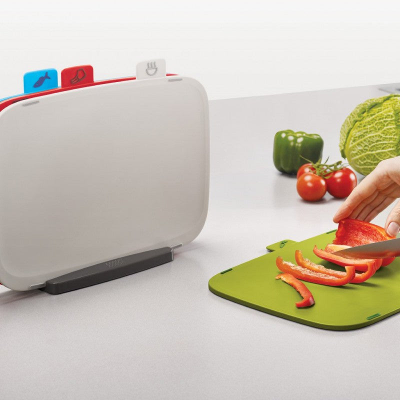 DUO 4-Piece Chopping Board Set - Multicolour