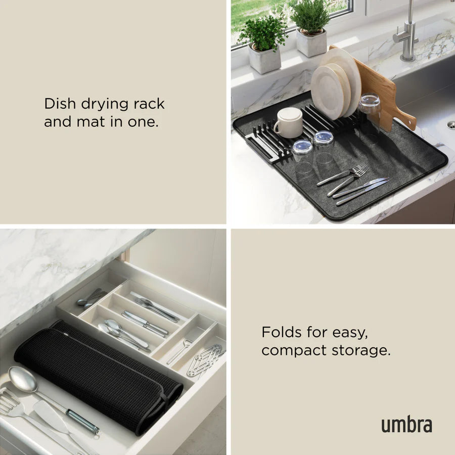 Udry Drying Rack Mat - Black