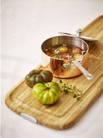 Maitre D' Copper - Saucepan with Lid 10cm/0.35L (Stainless Steel | Copper)