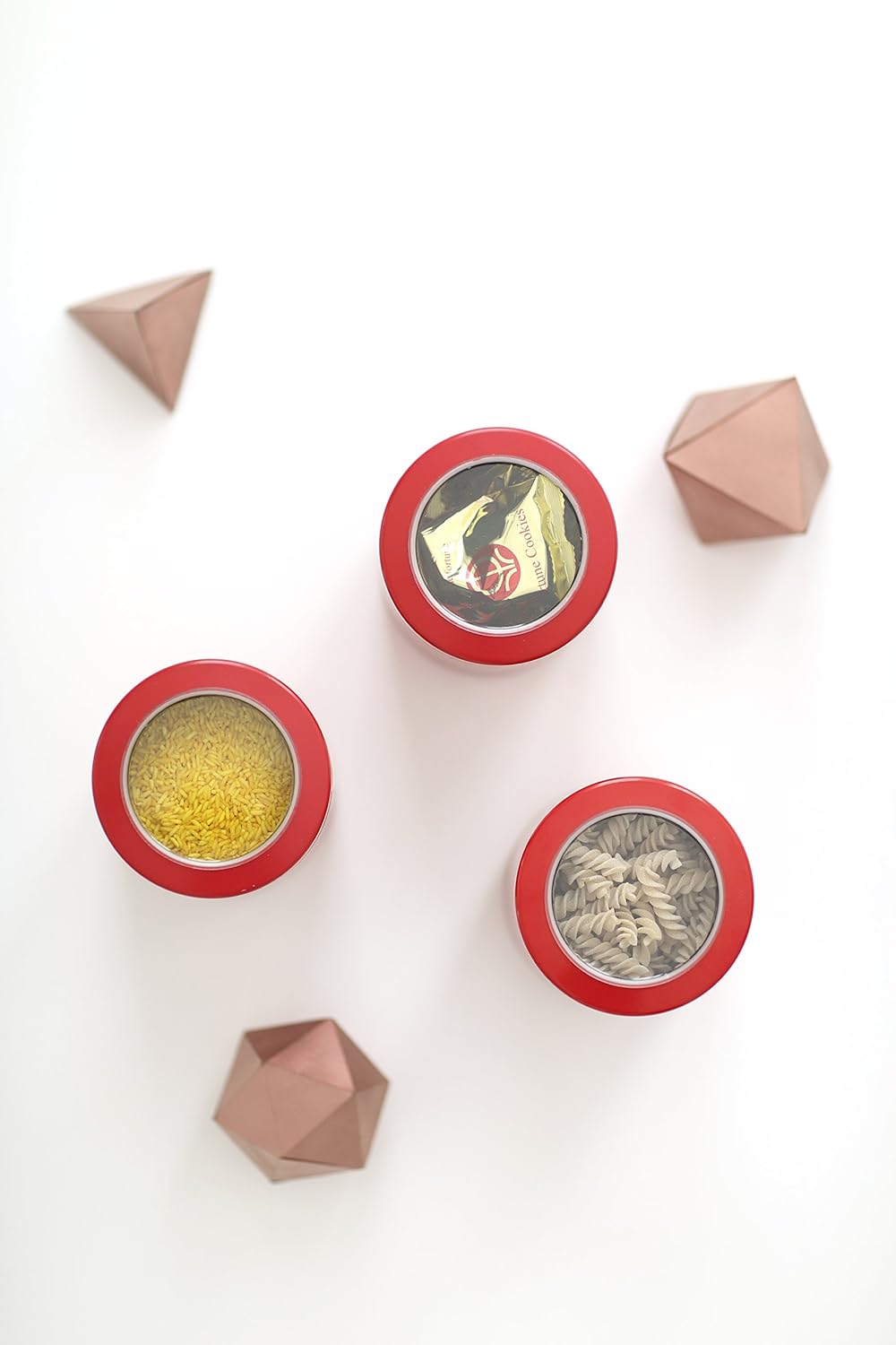 Window Lid Canister 1.4 Litre - Passion Red