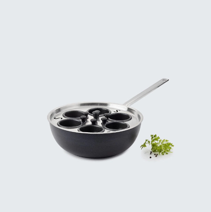 Techniq Steel - Egg Poacher Insert 26cm