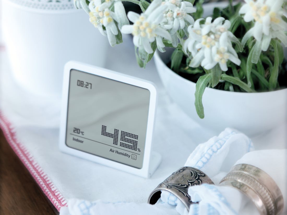 Selina Hygrometer - White