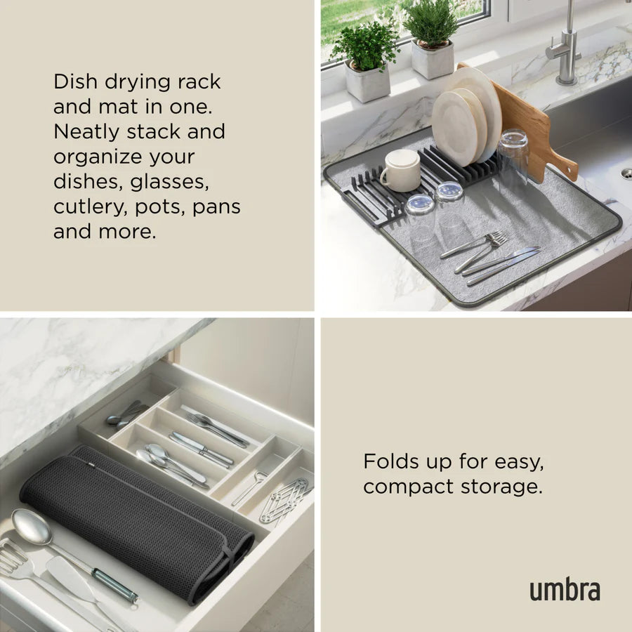 Udry Drying Rack Mat - Charcoal