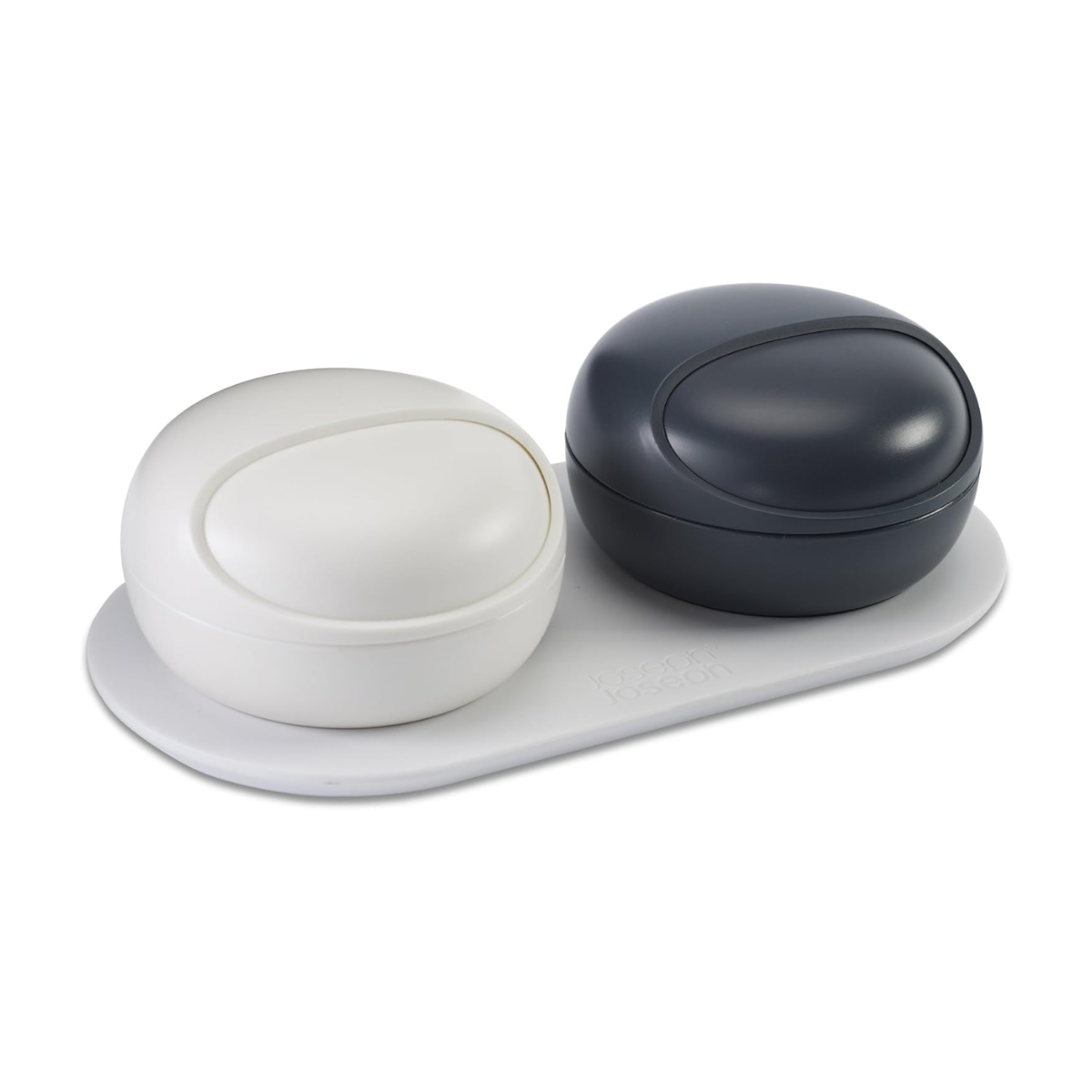 Ovi Salt & Pepper Pinch Pots - Black/White