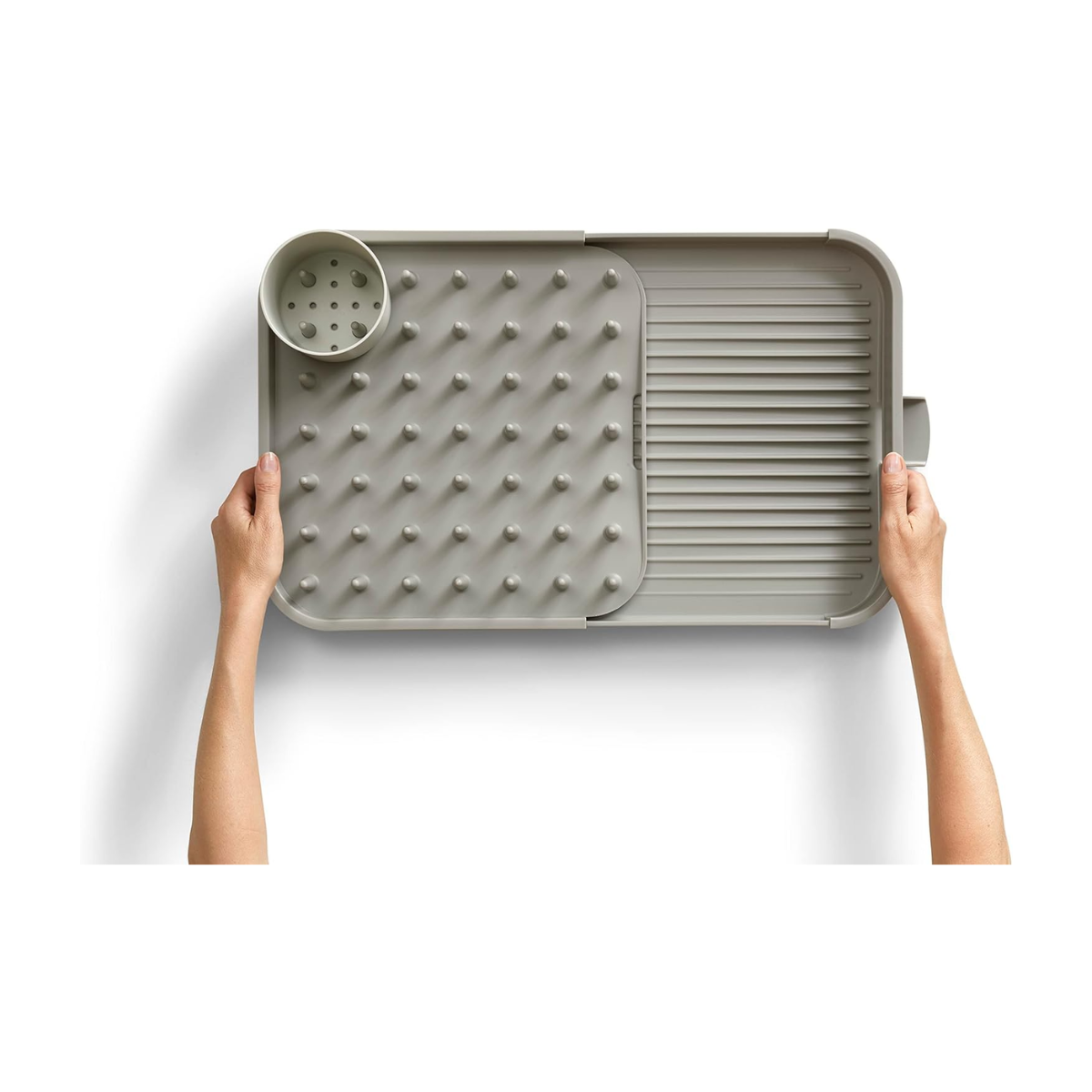 DUO Expandable Dish Rack - Grey