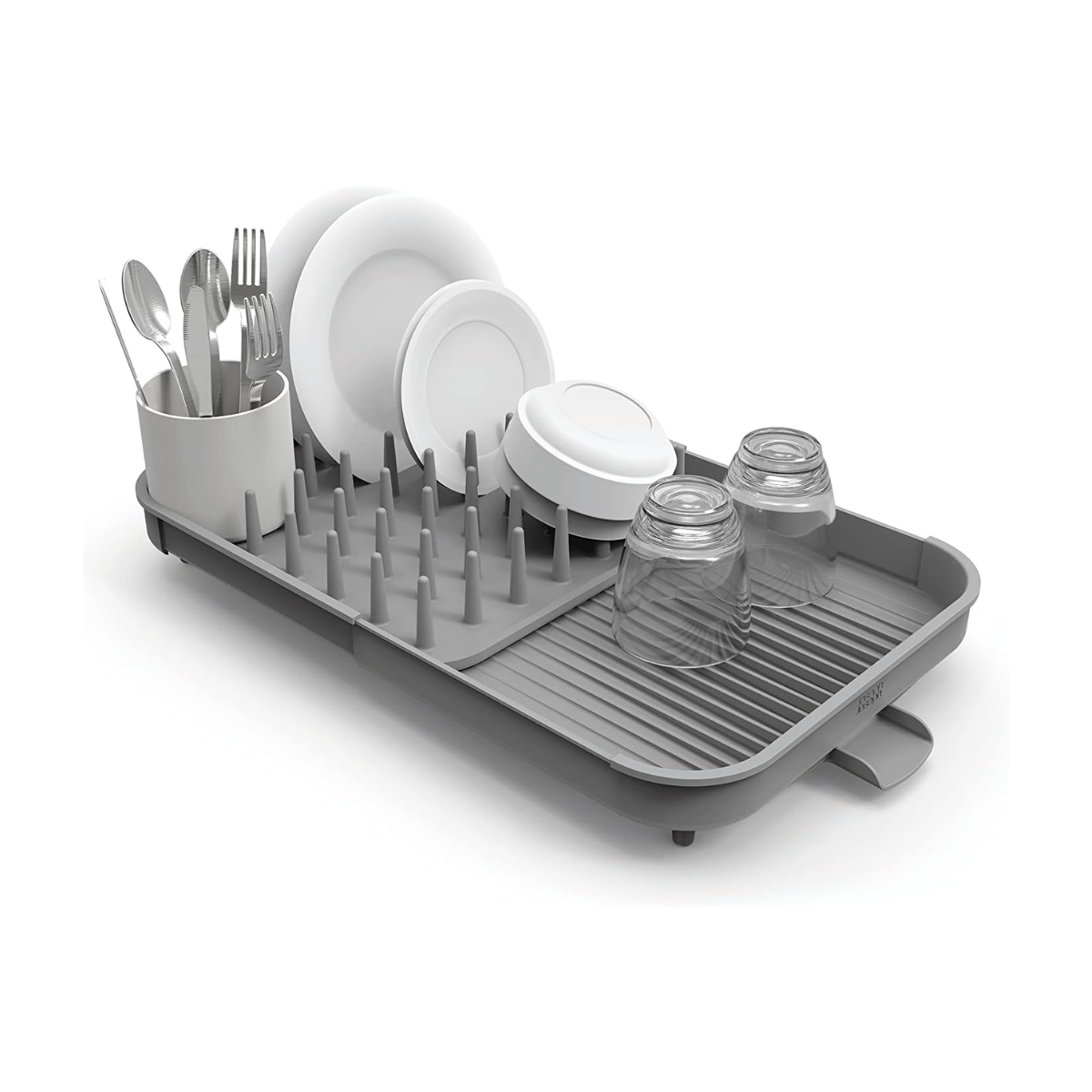 DUO Expandable Dish Rack - Grey