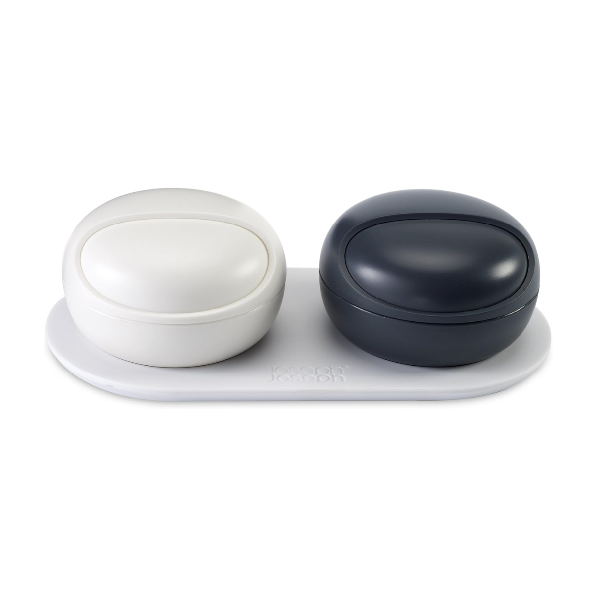 Ovi Salt & Pepper Pinch Pots - Black/White