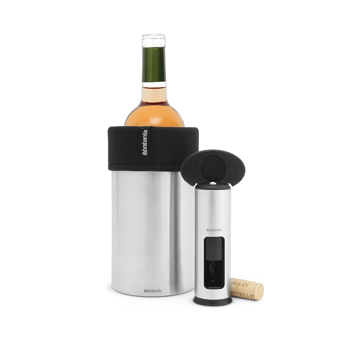 Wine Cooler (with Neoprene Bag) - Stainless Steel
