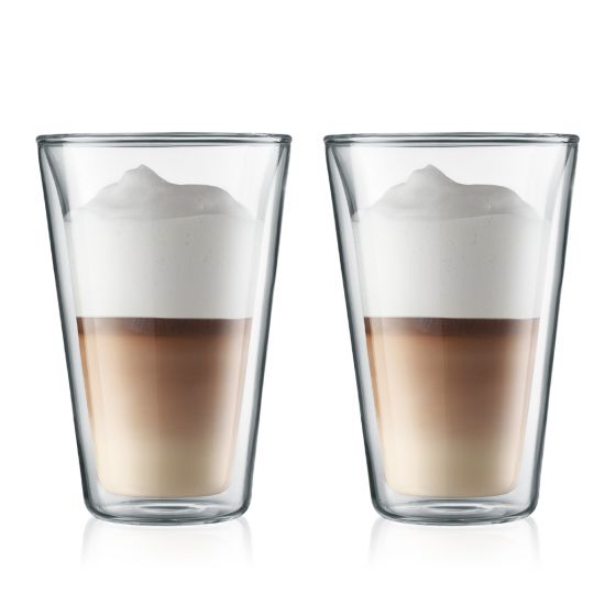 Canteen Double Wall Glass (Set of 2), 0.4L/13.5oz