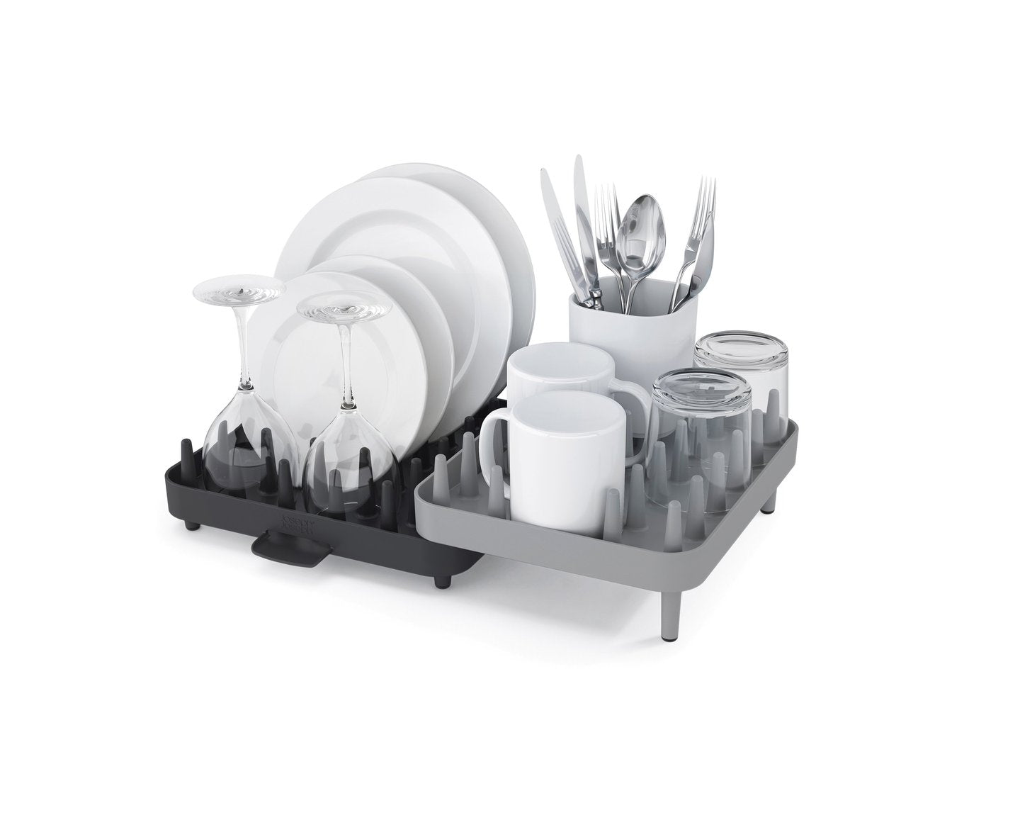Connect Adjustable Dish Rack - White