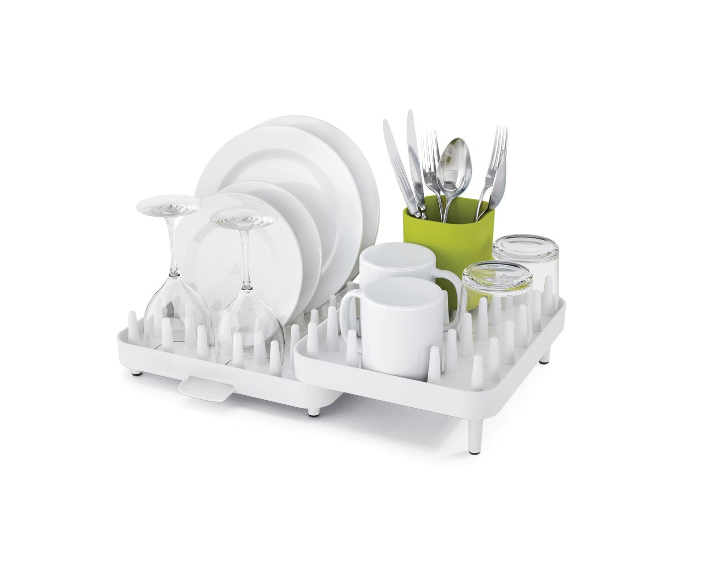 Connect Adjustable Dish Rack - White