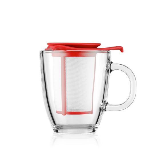 Yo-Yo Set, Mug And Tea Strainer - Red