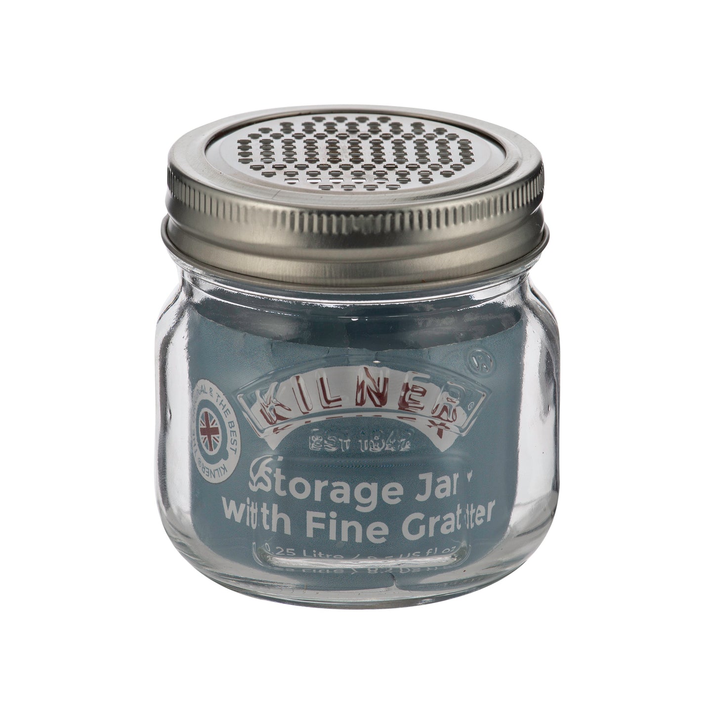 Storage Jar & Fine Grater Lid, 0.25L