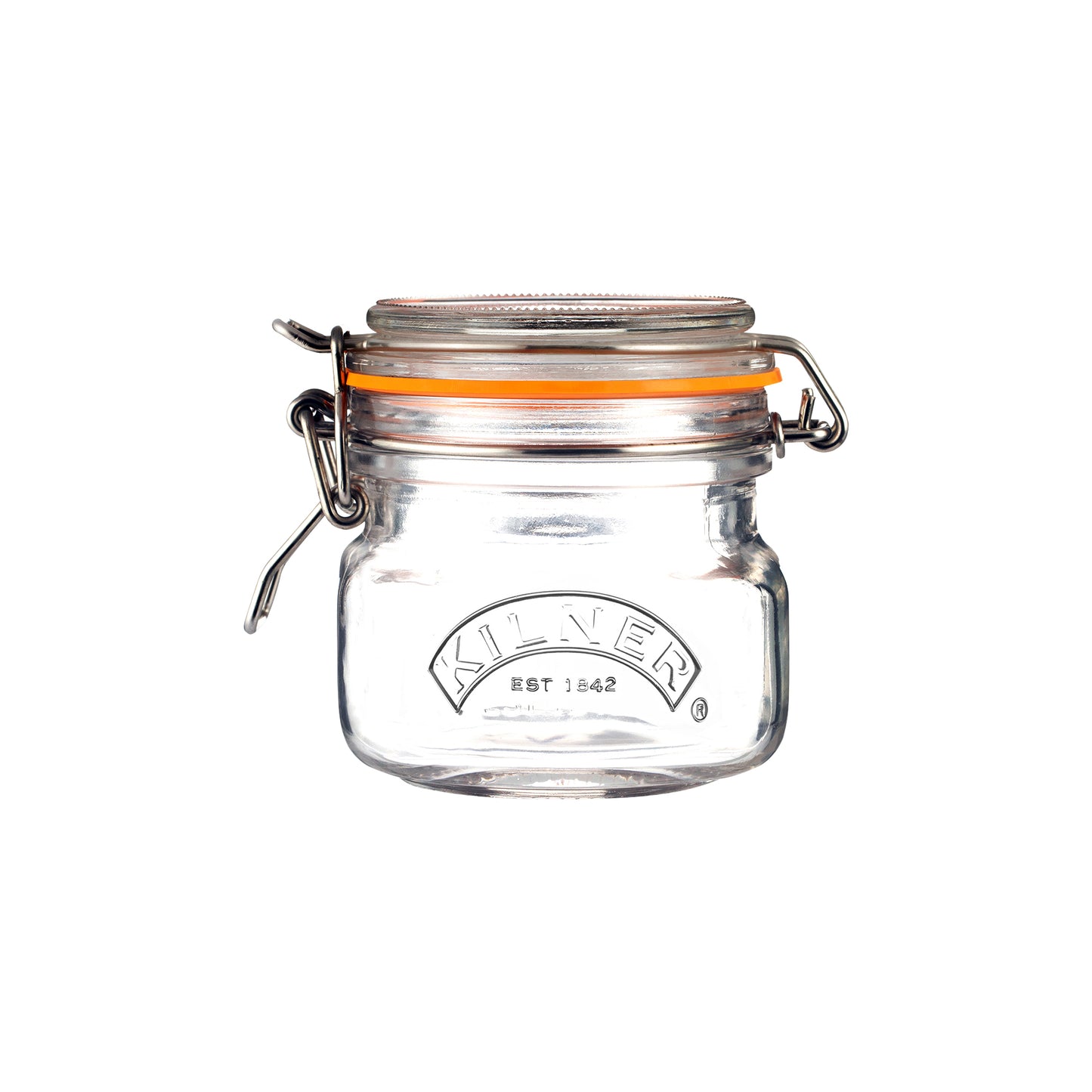 Clip Top Square Jar, 0.25L